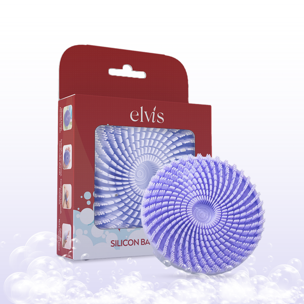 Elvis Bath & Shower Body Brush | Premium Silicone | Gentle Exfoliation | All Skin Types