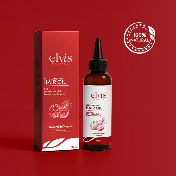 Elvis | Anti-Dandruff Hair Oil | 100% Natural | For Any Hair