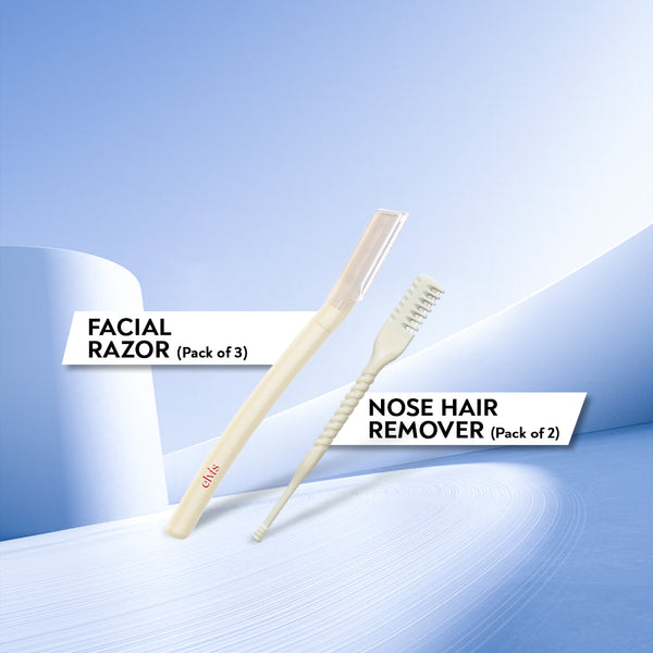 Grooming Set | Facial Razor + Nose Hair Remover