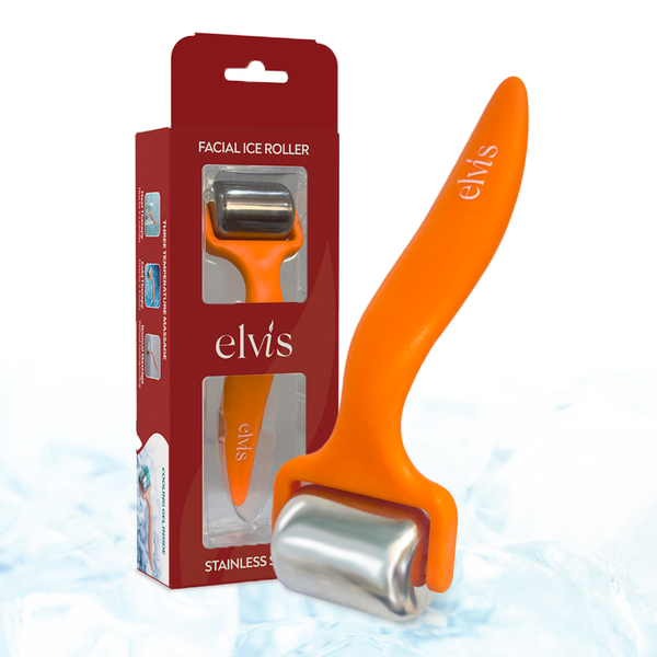 Elvis Steel Ice Roller | Cooling Gel | Stainless Steel | 3-in-1 Temperature Therapy