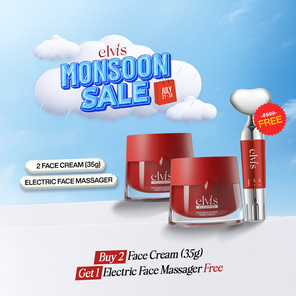 Monsoon Sale | Buy 2 Face Brightening Night Cream 35g + FREE Electric Face Massager
