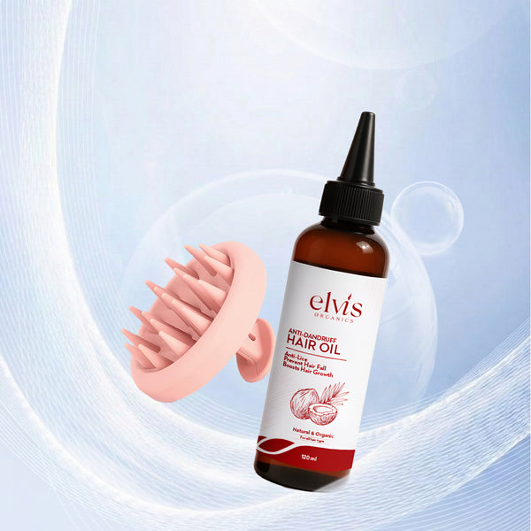 Champs Hair Growth Kit | Hair Oil + Scalp Massager