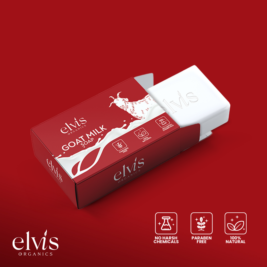 Elvis | Goat Milk Soap | 100% Natural | Gentle on All Skin Types