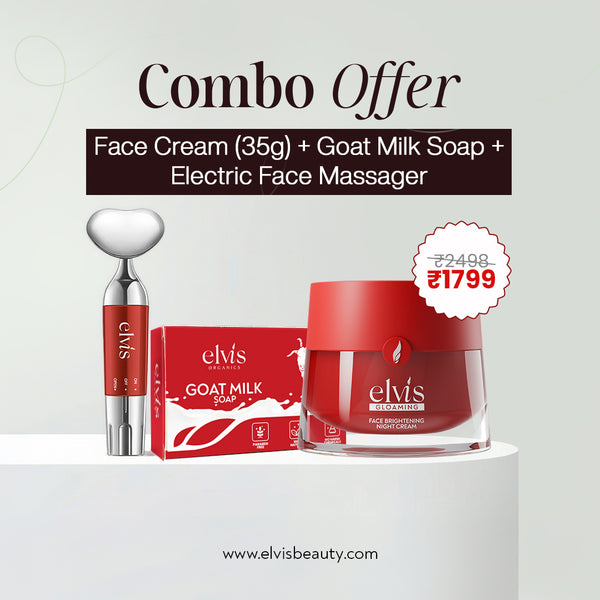 Glow, Clean, Chill | Face Cream (35g) + Electric Face Massager + Goat Milk Soap