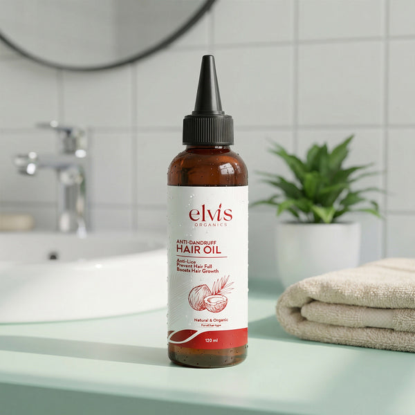 Elvis | Anti-Dandruff Hair Oil | 100% Natural | For Any Hair