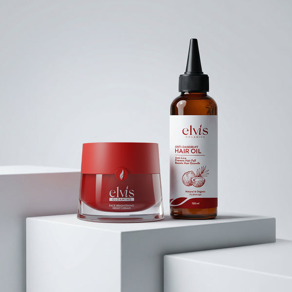 Glow & Grow Duo | Face Cream (35g) + Hair Oil Combo
