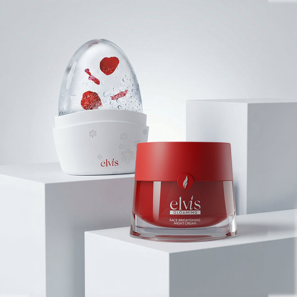 7-Day Glass Skin Kit | Face Cream (35g) + Silicone Ice Roller