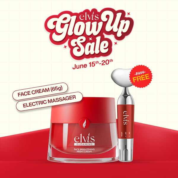 Glow Up Sale | Face Brightening Night Cream 65g + FREE Electric Face Massager
