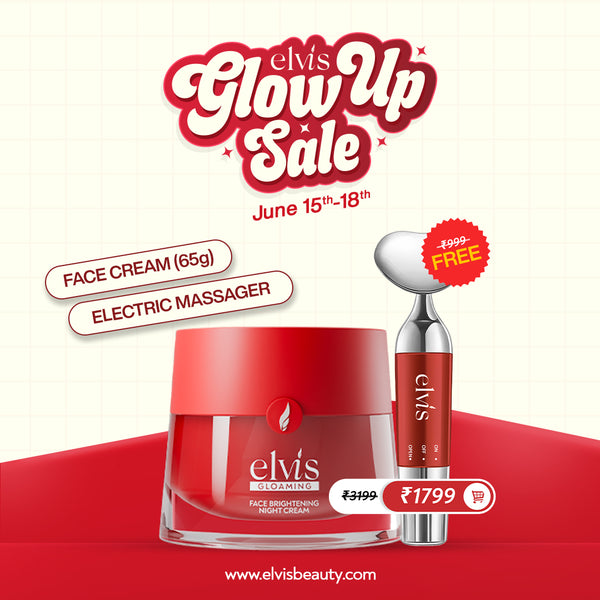 Glow Up Sale | Face Brightening Night Cream 65g + FREE Electric Face Massager